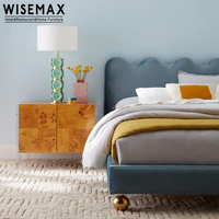 WISEMAX – meuble Buffet Buffet, armoire de salle à manger, Console de Table de luxe en bois massif, armoires de salon avec tiroir