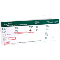 Carnet de chèques d'enregistrement de paiement en papier autocopiant à impression personnalisée
