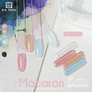 ICE NOVA Vernis Gel Macaron Épais Miel Brut Transparent Matériau Non Toxique Rose Nude French Nail Art Sans Hema/Tpo 1kg en Gros - Product Image 2