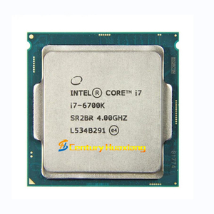 ซีพียู โปรเซสเซอร์ I7-6700K คอร์ I7-7600K 4.0GHz โฟร์คอร์ LGA 1151 91W 14nm I7 6700K เดสก์ท็อป I7 ใหม่ 4.0GHz ซีพียู 1151 ซ็อกเก็ตพิน - Product Image 1