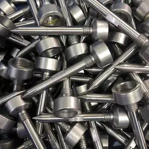 Piezas de metal mecánicas de precisión personalizadas Mecanizado CNC Eje de acero endurecido