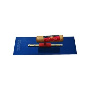 Industrial Stainless Steel Trowel | 0.8mm Blade 4"-12" Width | Heat-Treated Edge | for Concrete/Render/Epoxy Leveling - Product Image 1