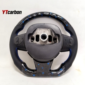 Volant en fibre de carbone véritable personnalisé YTcarbon pour <span class=keywords><strong>Chrysler</strong></span> <span class=keywords><strong>200</strong></span> 300 200c 300c Pacifica SRT 15+ - Pièces automobiles et accessoires - Product Image 5