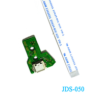 Ersatz-JDS-050 Ladeans chluss Socket Ladegerät Board mit 12 PIN Flex Kabel für PS4 Controller Reparatur teile