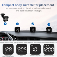 Compteur de vitesse GPS d'affichage tête haute HUD universel Portable pour voitures OBD2 Bluetooth température de l'eau pour ordinateur de conduite