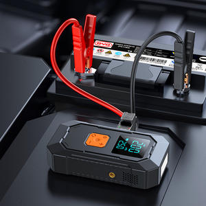 Démarreur de batterie avec compresseur d'air, chargeur de voiture multifonction, station d'alimentation portable pour <span class=keywords><strong>booster</strong></span> la batterie de voiture avec lumière d'urgence - Product Image 5