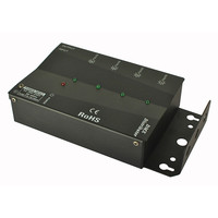 YINUO 4DX DMX512 6A Répartiteur Amplificateur de Signal 4 Canaux pour Lumières Mobiles DJ/Bar/Fête/Spectacle/Scène LED – Garantie 1 An