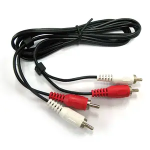 Goede Selling Kwaliteit FX-RC11D-1.5M Hoogwaardige Rca Kabel Man Op Man Stereo 2RCA Om 2RCA Audio Video Av Kabel