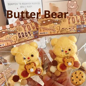 Jouet <span class=keywords><strong>à</strong></span> presser en silicone souple et crémeux en forme d'ours, amusant, sensoriel, anti-stress, relaxant, unisexe - Product Image 1