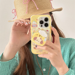 เคสโทรศัพท์แม่เหล็กน้องหมาชีสสุดน่ารัก แบบ 2 in 1 ป้องกันการกระแทก สำหรับ iPhone 14 15 16 17 Pro Max สำหรับสาวๆ - Product Image 3