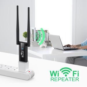Amplificateur répéteur WiFi portable sans fil avec logo personnalisé Amplificateur d'extension de portée de signal Wi-Fi USB 300Mbps - Product Image 2