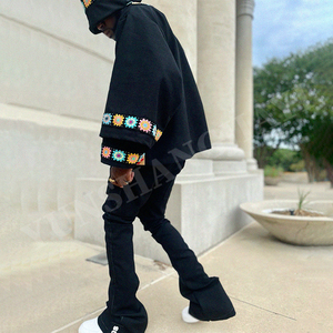 <span class=keywords><strong>Tuta</strong></span> da Uomo YSJY Produttore Logo Personalizzato Streetwear Due Pezzi Oversize in Tela <span class=keywords><strong>Cargo</strong></span> Sovrapposta - Product Image 3