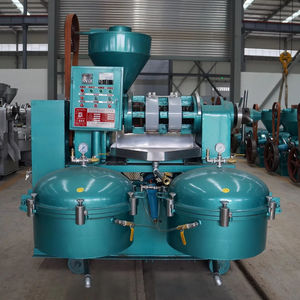 Presse à huile de sésame et de noix de coco automatique YZLXQ10(95) à vis, pressage à froid et à chaud, puissance 7,5 kW, marque Guangxin, capacité 3,5 TPD - Product Image 1