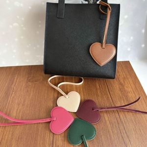 Women's Pu Leather Love <b>Bag</b> Colorful Keychain Pendant Cute Heart Shape <b>Charm</b> Gift for Handbags - Product Image 6
