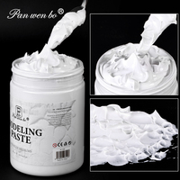 Pasta de Modelado Blanca de Alta Densidad de 17.6 OZ, Pasta Texturizada 3D para Pintura Acrílica, Arte en Lienzo, Proyectos de Bricolaje, Efectos 3D
