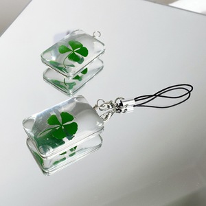 Vendita all'ingrosso verde portachiavi quadrifoglio quadrifoglio per telefono ciondoli gioielli MINI 4 quadrifogli talismano portachiavi accessori - Product Image 6