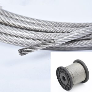 <span class=keywords><strong>Corde</strong></span> <span class=keywords><strong>à</strong></span> <span class=keywords><strong>linge</strong></span> <span class=keywords><strong>transparente</strong></span> diamètre 1mm 1.2mm 1.5mm 2mm 3mm câble en acier Flexible enduit de PVC câble souple - Product Image 1