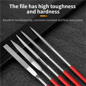 Lima de Diamante de Fabricante Directo con Mango Ergonómico <span class=keywords><strong>para</strong></span> Acero Endurecido, Herramienta de Pulido de Bajo Costo <span class=keywords><strong>para</strong></span> Suavizar Moldes - Product Image 2