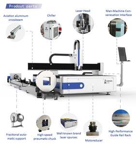 Bọ Cạp <span class=keywords><strong>Laser</strong></span> Kim Loại 3000W 6000W Tấm Và Ống Sợi <span class=keywords><strong>Laser</strong></span> Máy Cắt Cho Ống Công Nghiệp Giá - Product Image 2