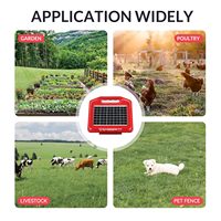Kit de Filet Électrique pour Volaille 48 pi x 164 pi, Clôture Solaire Électrique pour Poulets, Canards et Dindes, Installation Facile, 0,53 Joule