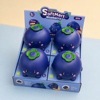 Grande peluche Myrtille Squishy, jouet anti-stress à remontée lente, modèle de fruit mignon, objet de collection