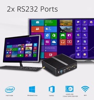 Mini PC Intel Celeron J6412 J4125, 2 LAN, 2 COM, 6 USB, BIOS, WIFI, DDR4, Computadora de Escritorio Personal Pequeña