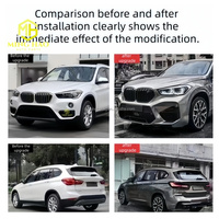 Kit de modification amélioré pour BMW X1 F48 F49, pour le transformer en X3M : pare-chocs, calandre, phares, feux arrière, feux antibrouillard, kit carrosserie.