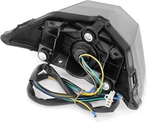 Sistema de Iluminación LED para Motocicleta <span class=keywords><strong>KAWASAKI</strong></span> <span class=keywords><strong>Ninja</strong></span> <span class=keywords><strong>250</strong></span> 300, Luz Trasera de Freno, Intermitentes, Luz Trasera Roja de 7 Lentes, 2013-<span class=keywords><strong>2017</strong></span> - Product Image 3