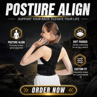 Correcteur de posture dorsal réglable en néoprène, soutien de la clavicule, de la colonne vertébrale, des épaules et des lombaires, ceinture de maintien, prévient la posture courbée