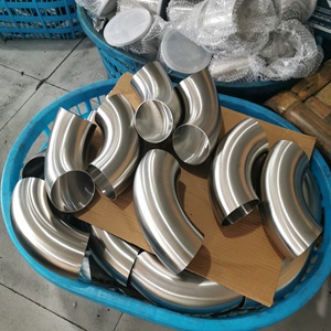 76 Mét thép không gỉ vệ sinh Hàn Phụ Kiện đường ống 45 Độ uốn cong/Khuỷu Tay với đánh bóng xử lý bề mặt - Product Image 1