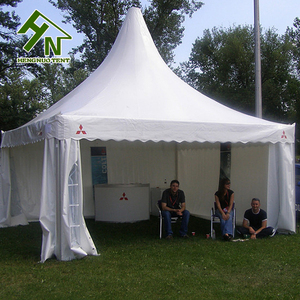 <span class=keywords><strong>Tente</strong></span> extérieure de fête de mariage de pagode imperméable de chapiteau d'auvent de structure d'alliage d'aluminium 6x6m - Product Image 3