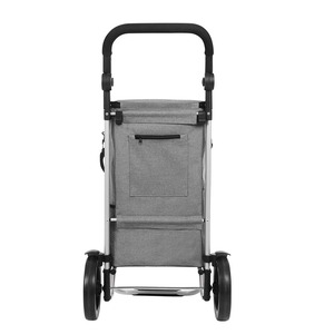 Sac de courses rétractable avec roulettes, glacière <span class=keywords><strong>isotherme</strong></span> pliable et détachable - Product Image 4