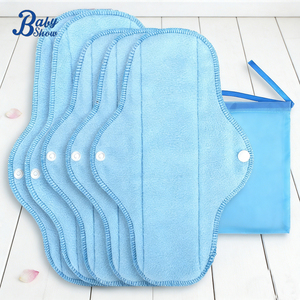 Al Por Mayor, Precio Bajo, Ecológico, Transpirable, AIO, 6 Piezas, Reutilizables, Almohadillas <span class=keywords><strong>de</strong></span> Incontinencia para Mujer, Juego <span class=keywords><strong>de</strong></span> Toallas Sanitarias Menstruales para Todas las Edades - Product Image 1