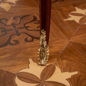 American mogano legno <span class=keywords><strong>reale</strong></span> personalizzabile Villa di lusso europeo soggiorno classico consolle tavolo Vintage scrivania con cassetti - Product Image 5