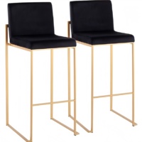 Or argent acier inoxydable métal pas cher velours confortable rembourré extérieur banquet cocktail haut bar table chaise tabouret ensemble