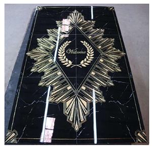 Parqué de flores 6 en 1, suelo de porcelana de cristal dorado pulido, Alfombra de cerámica, medallón, azulejos, precio 1600x1600 1600x3200mm - Product Image 4