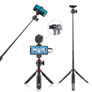 Soporte Para teléfono móvil, trípode con luz led, micrófono, Soporte De teléfono con cámara De vídeo - Product Image 4
