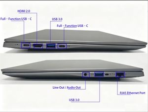 แล็ปท็อปธุรกิจพกพาบางเฉียบสีเงิน Zhaoxin KX-U6780A Octa Core 16GB 512GB SSD โน้ตบุ๊คสำหรับใช้งานประจำวัน ใช้ชิป Zhaoxin KX-U67 - Product Image 3