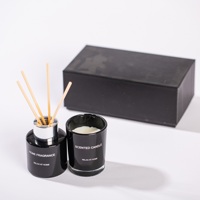 Bocal en verre, parfum personnalisé, décoration intérieure, cire de paraffine, fabrication mécanique, bougies parfumées classiques pour les fêtes, 100g, aromathérapie