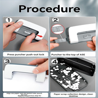 Reliure Deli PE110-T à 4 trous, lot de 2, rose, perforée A4, reliure transparente, clip à papier, carnet de données, grande capacité, haute qualité