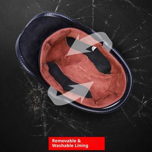 LVCOOL fibra de carbono 1 Sao motocicleta medio casco para hombres y mujeres verano seguridad Scoop diseño coche eléctrico Compatible - Product Image 5