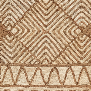 Alfombra de yute 100%, alfombra moderna impresa con respaldo antideslizante para sala de estar, fácil de limpiar, impresión personalizada para la oración - Product Image 1