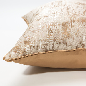 Housse de <span class=keywords><strong>coussin</strong></span> décorative moderne en satin jacquard de luxe, motif abstrait, pour <span class=keywords><strong>canapé</strong></span> - Product Image 6