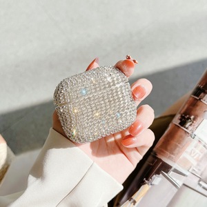 2025 đồ trang sức lấp lánh Bling trường hợp cho AirPods 4 trường hợp 2024 Bìa phụ nữ cứng TPU long lanh bìa cho <span class=keywords><strong>iPods</strong></span> Earbuds AirPods 4th Gen - Product Image 6