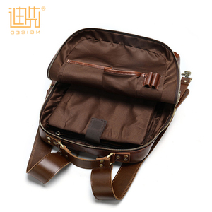Nordic 2020 nuevo retro de hombres de cuero de Caballo Loco mochila de gran capacidad de viaje de cuero genuino mochila - Product Image 6