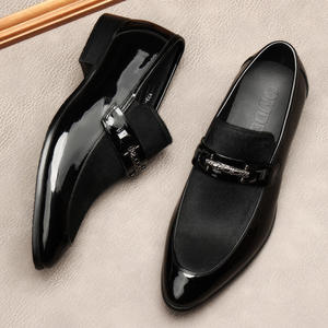 Zapatos Oxford de Hombre Británicos, Impermeables, de Cuero Genuino, Punta Cerrada, Hechos a Mano, para Boda, Formales, Casuales de Negocios, Antideslizantes, con Hebillas y Correas - Product Image 3