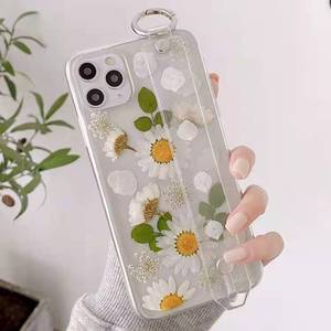 De moda transparente seca flor real teléfono móvil caso para teléfono 12 pro para apple iphone 11 - Product Image 1