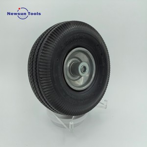 रेस्तरां होटलों के लिए भारी कार्ट के लिए 4.10/3.50-4 न्यूमेटिक टायर के साथ गेंद वाले व्हीलबैरो हैंड ट्रक व्हील के साथ - Product Image 1