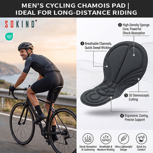 Campione gratuito di schiuma da <span class=keywords><strong>ciclismo</strong></span> per donna <span class=keywords><strong>Gel</strong></span> 4D, cuscino in schiuma 3D per bici abbigliamento da <span class=keywords><strong>ciclismo</strong></span> Comfort per donna, imbottitura in schiuma per <span class=keywords><strong>ciclismo</strong></span> all'aperto ad asciugatura rapida - Product Image 6