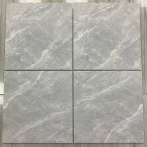 Piastrelle Adesive per Pavimenti 400x400mm Grigie e Bianche Effetto Marmo, Piastrelle Impermeabili per Pavimenti e Bagno - Product Image 4